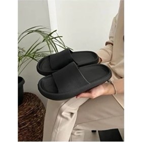 Resim Unisex Yezyy Slied Ortopedik Rahat Kaymaz Taban Plaj Deniz Havuz Bahçe Günlük Terlik 