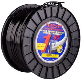 Resim Speed 7430401y Misina 3.3mm 92 Metre 4 Köşeli Silikonlu Siyah 
