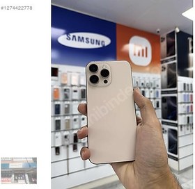 Resim Apple iPhone 16 Pro Max İkinci El YD | 256 GB | Çöl Titanyum 