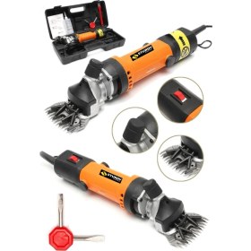 Resim Sturdy Silent Series 5200W Devir Ayarlı Metal Şanzıman Profesyonel Keçi Koyun Kırpma Makinesi 