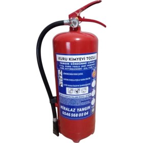 Resim 6 kg Kuru Kimyevi Tozlu Yangın Söndürme Cihazı ( Tüpü ) 