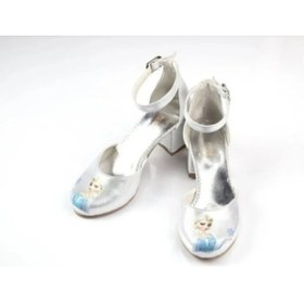 Resim ATAHAN MELEK kız çocuk alçak topuklu ayakkabı figürlü doğum günü ayakkabısı 