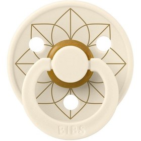 Resim Bibs Colour Noor Kauçuk Emzik - Ivory Gold 6-18 Ay 