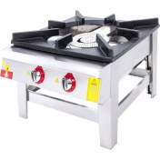 Resim Çift Yanışlı Yer Ocağı/ Lpg Paslanmaz / Tek Ebat 