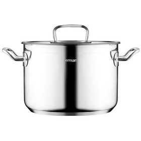 Resim Emsan Elite Derin Tencere Xl 24 Cm Gümüş 