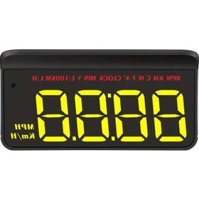 Resim Cloudstore M5 Hud Obd2 Araç Bilgisayarı Sarı Dijital Ekran Hız Göstergeli Ön Cam Projektör 