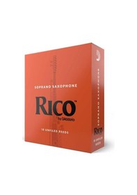 Resim Rico Rıa1025 Orange Box Soprano Saksafon Kamışı No: 2.5 Orta Seviye/eğitim - 10'lu Paket Standart Kesim, Kolay Çalım Ve Kararlı Ton Yapısı 