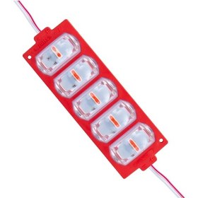 Resim Kırmızı Modül Led - 12v 4w Kırmızı Parmak Led - 180 Derece 280lm Profesyonel Modül Led - 1 Adet 