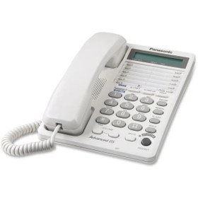 Resim Panasonic KX-TS208W Çift Hatlı Kablolu Masa Telefonu (Kutusuz) 