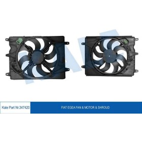 Resim KALE ZENGEZUR FAN MOTORU DAVLUMBAZLI [ EGEA 1.3 MJET / 1.4 BENZINLI 95PS 15- ] 