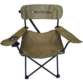 Resim Worldcamp Portatif Kamp Piknik Sandalyesi Haki 