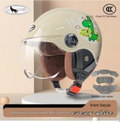 Resim Eternal Luck Her Mevsime Uygun Çocuk Kaskı L003 Beyaz 