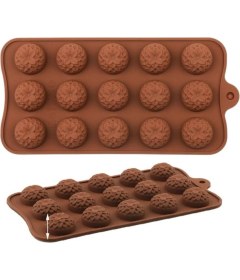 Resim Teknotrust Silikon Çikolata Kalıbı Çikolata Ay Çiçeği Silikon Kalıbı 