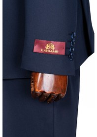 Resim İlayda Emir Luxury, İtalyan Kesim,slim Fit, Kruvaze, Erkek Takım Elbise Lacivert 