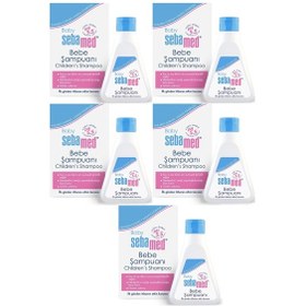 Resim Sebamed Bebek Şampuanı 250ml 5 Li Set Tüm Saçlar 