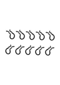 Resim Dolıty 10 Parça Tespit Yaylı Klipsler Taşınabilir Siyah 