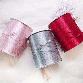 Resim 3mm Çift Taraflı Polyester Kurdele - Kendin Yap Projeleri, Hediyeler, Süslemeler ve El Sanatları için Mükemmel 