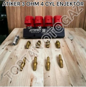 Resim Atiker Enjektör - 4 Silindir - 3 Ohm - Yeni Üretin Tarihli 