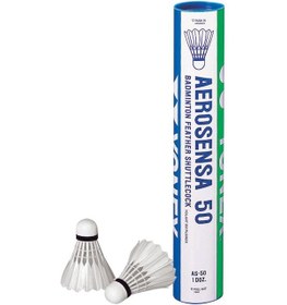 Resim Yonex Aerosensa As-50/2 12.li Kaz Tüyü Badminton Topu 