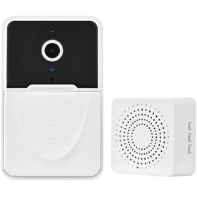 Resim Youtek Akıllı Dış Kapı Zili, Kablosuz Hd Kamera, Hareket Algılama, İki Yönlü Ses, Gece Görüşü, 2.4g Wifi, Ev Güvenliği 