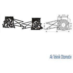Resim Fan Motoru Vectra B 1.6 1.7 1,8 2,0 2,5 Td 504626022 
