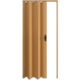 Resim Faran Dekorasyon 72 x 215 Meşe Renk Camsız Pvc Akordiyon Katlanır Kapı - FRNAKMODEL-04 