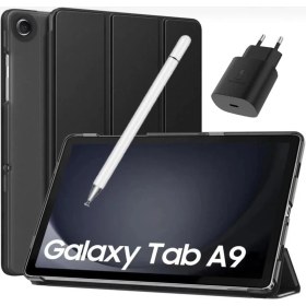 Resim Galaxy Tab A9 8 GB Ram 128 GB 8'7 Inç Grafit Tablet + Kılıf + Kalem(Samsung Türkiye Garantili) 