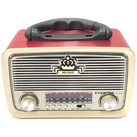 Resim Gaman Everton RT-301 Bluetooth-USB-SD-FM Şarjlı Nostaljik Radyo 