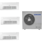 Resim Samsung Wind Free (AJ080TXJ4KH/EA) 9+9+18 BTU 8kw Dış Ünite A++ 36000 BTU 1+3 Sistem Multi Inverter Duvar Tipi Klima 