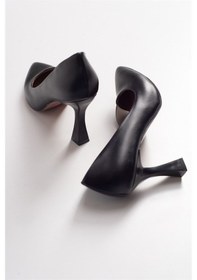 Resim New Angel 653 Kadın Şeffaf Detaylı Klasik Stiletto 