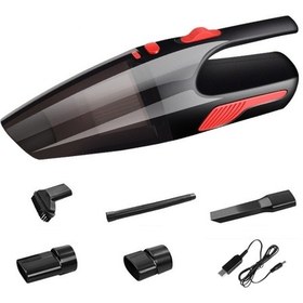 Resim Sones CS1016 120W Akülü Kuru Islak Işıklı Araç El Süpürgesi Siyah 