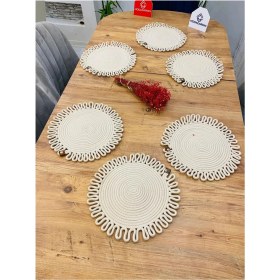 Resim Jütex Home Jüt Hasır Amerikan Servis Supla 6 Parça 