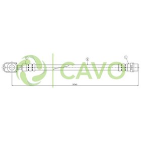 Resim CAVO C800542B Fren Hortumu Arka Passat 98- 04A6 97- 04 