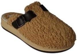 Resim YAZKIŞ Kadın Siyah Camel Kışlık Ev Terliği Camel 