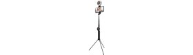 Resim CoverZone Telefon Standlı Bluetooth Kumandalı Ayarlanabilir Uzunluk 120CM Photo Video Selfie Çekim Tripodu 