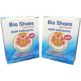 Resim Bio Shoes Ayak Kokusu Giderici 120 Gün Etkili Ayakkabı Koku Önleyici 2'li 