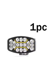 Resim ASTRA LED 10'' Beyaz-Turuncu LED Çalışma Lambası Spot Projektör + Tır Kamyon Road 12-24VOLT 