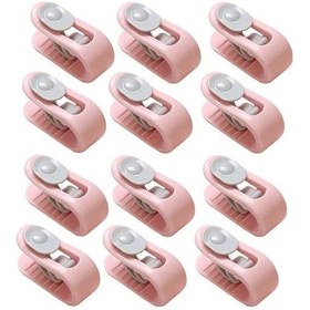 Resim 12 Li Mandallı Yorgan Kılıfı Nevresim Sabitleme Klips Takımı 