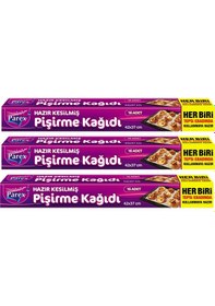 Resim Hazır Kesilmiş Pişirme Kağıdı 16 Lı 42 X 37 Cm Üçlü Set 