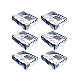 Resim 280 Pls Renkli Ataç Pvc Kaplı 28 Mm 6 Adet 