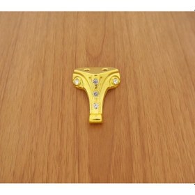 Resim Azimkarhirdavat Moda Çeyiz Süs Sandıkları İçin Minik Lükens Ayak 3.5 Cm Taşlı 10 