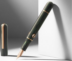 Resim Nahvalur (Narwhal) Nautilus Chelonia Green - Ebonite Dolmakalem - Broad 