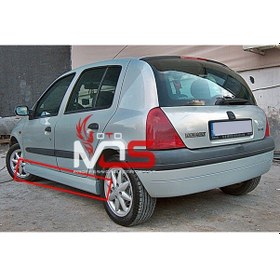 Resim Renault Clio Mk2 Uyumlu Custom Marşpiyel Sağ Sol Takım Fiberglass Boyasız 