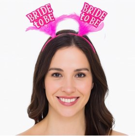 Resim AyrStore Pembe Renkli Bride To Be Parti Tacı – Bekarlığa Veda Gecesi İçin 