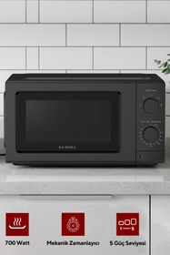 Resim KUMTEL HM-15 Mikrodalga Fırın - Siyah 