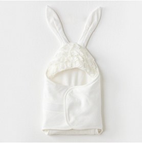 Resim andywawa AC25313 Swaddle Chic Girl Bebek Kundak Ekru 