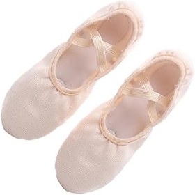Resim SHERCHPRY 1 Çift pembe terlik kızlar için bale ayakkabıları bayanlar terlik bayan ev terlikleri cep ayakkabı çan dans ayakkabıları yoga yumuşak tabanlı ayakkabılar tabanlar uygulama ayakkabı 
