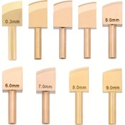 Resim Değiştirilebilen Uçlu Profesyonel Deri Kıvrım Aleti (3mm, 4mm, 5mm, 6mm) - Sağlam Metal Yapısı, Sap İle Hassas Hizalama Sistemi ile Dikiş Kenar Yanma ve Kayış Cüzdan Çanta yapım İçin – El Tipi Şekillendirmelerde & Makine Destekli 