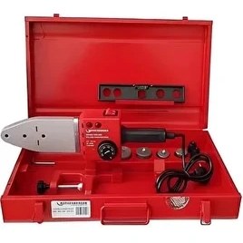 Resim Dorsa Boru Kaynak Makinası Kırmızı Renk + Makas 