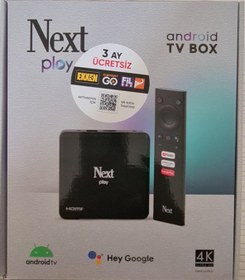Resim NEXT playbox ANDROİD TV BOX 4K 